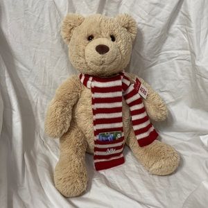 Kid’s Aéropostale Stuffed Teddy Bear with Scarf. One size. Gift card holder.